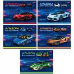 Альбом д\рис. 24 л. Хатбер Car Desing мел.карт. 24А4В