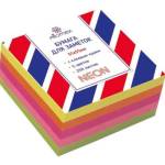 Стикеры 51х51 мм 250 л. Attomex 2010206 5 цв. неон