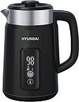 Чайник Hyundai HYK-S3505 1.5л. 2200Вт черный металл/пластик