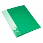 Папка с 2-мя кольцами 27 мм А4 Бюрократ 0827/2RGRN зеленый 816524