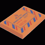 Стикеры 51х76 мм 100л. Attomex 2010906 неон оранжевый