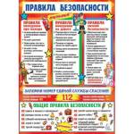 Плакат 0-02-564А Правила безопасности