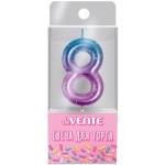 Свеча-цифра deVENTE 9060507 Degrade "8"