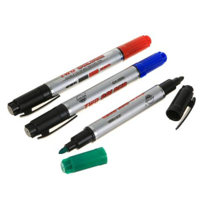 Маркер для магн. доски TWO COLOUR 2415370 2,5мм двустор.МИКС