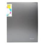 Папка с 4-мя кольцами 38 мм А4 Silwerhof 271958-77 серебр. металлик 1164398