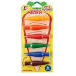 Карандаши восковые 6 цв. Луч  Кроха Морковки фигурн. 2255-08