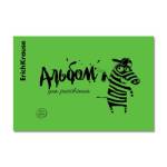 Альбом д\рис. 32 л. ErichKrause Zebra пласт. обл. Neon зеленый 63611