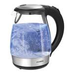 Чайник электрический Hyundai HYK-G2030 1.7л. 2200Вт черный стекло/пластик