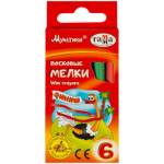 Карандаши восковые 6 цв. Гамма Мультики 2131018_01_28