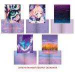 Тетрадь 48 л. (клетка) К-Э Lilac mix тонир. блок ТК488532