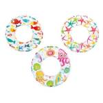 Круг надувной для плавания 51 см. Цветные рыбки 59230NP