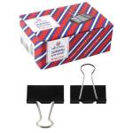 Зажим канц. 41 мм Attomex 4131304 черный (ЦЕНА ЗА УПАКОВКУ 12 шт)