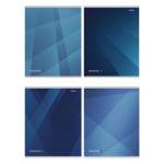 Тетрадь 96 л. (клетка) П-П Синие абстракции 96-4171