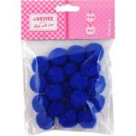 Набор помпонов 20 шт. deVENTE 8000021 25 мм синий