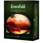 Чай Greenfield Golden Ceylon черный 100 пакет. 0581-09