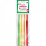 Набор закладок-ляссе А5 4 шт. ArtSpace Juicy 252382