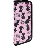 Пенал для кистей П-П Кошки на розовом 120х270 ПН-9556