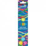 Карандаши цв. 6 цв. пластиковые deVENTE 5021307 Животный мир 