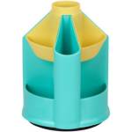 Подставка офисная "MINI DESK"  мятный/желтый ОР-31785