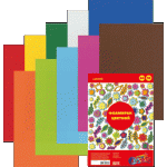 Фоамиран цветной А4 deVENTE 8040796 10 цв. 10 л.