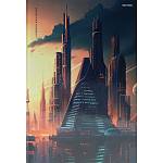 Записная книжка А4 160 л. П-П Высотки мегаполиса 160-9596
