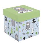 Коробка подарочная складная MESHU Cute bear (15*15*15см) MS_62563