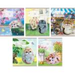 Тетрадь 12 л. (линия) К-Э Чудесные кошки золото ТЛФ124392