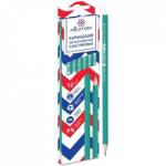 Карандаш ч/гр. Attomex 5032107 HB пластик зеленый 