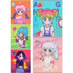 Тетрадь 96 л. (клетка) П-П Девчонки-аниме Т96-3614