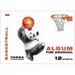 Альбом д\рис. 12 л. Хатбер Панда-спортсмен мел.карт.  12А4В