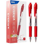 Ручка шариковая Deli 0,7 Every EQ60-RD красный автомат 2052748