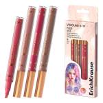 Набор текст-маркеров 4 цв ERICH KRAUSE Visioline V-19 Flex Idol 63374