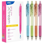 Ручка шариковая Deli 0,7 EQ057-BL синий автомат 2074078