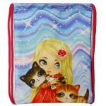 Сумка для смен. обуви Девочка и котята 70050 33х42см