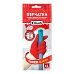 Перчатки латексные Komfi сверхпрочные XL бел.+красн. BICOIRA4