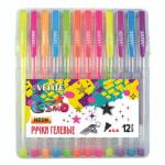 Набор гел ручек 12 цв. deVenta 5051037 Cosmo Fluo флюо неон