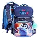 Ранец deVENTE 7030501 Smart Happy Pinguin 37х28х14 см 1 отд. 2 перед. карм. 2 бок.