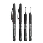 Набор маркеров 4шт Deli SK212 BLACK 2,8мм удлин.наконечник 2072681