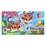 Гуашь 18 цв. 15 мл Луч ZOO 29С 1708-08 блок-тара