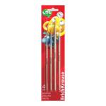 Кисти набор 4 шт. ErichKrause Jolly Friends (синтет. 1,2,3,4) 61854