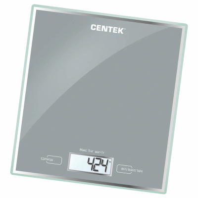 Весы кухонные CENTEK CT-2462 SILVER 5 кг 