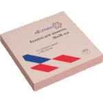 Стикеры 76х76 мм 100л. Attomex 2010712 розовая