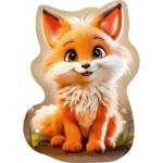 Деревянный пазл 158 дет. ФРЕЯ Веселый лисенок PZLF-013 фигурн.