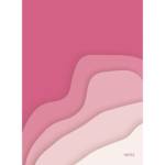 Книга для записей А4 100 л. К-Э Розовые волны КЗ41003456