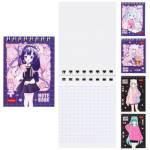 Блокнот А7 60 л. (спираль) Хатбер Неко-Тян_аниме 60Б7В1гр 