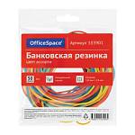 Резинка банковская 50 гр. 60 мм OfficeSpace 333901 ассорти