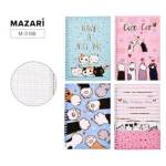 Блокнот ЛАПКИ 14,5*21 см  М-3188 евроспираль, 4 дизайна