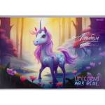 Альбом д\рис. 20 л. Проф-Пресс Волшебный единорог мел.обл. 20-7486