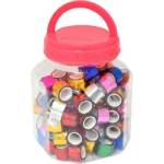 Скотч 12 мм х1 м deVENTE 9040803 90 шт в банке голограф. ассорти 