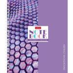 Тетрадь 120 л. (спираль) Неоновые грани Soft-touch, 3 цв. разделителя 120Тр5лВ1сп_32267